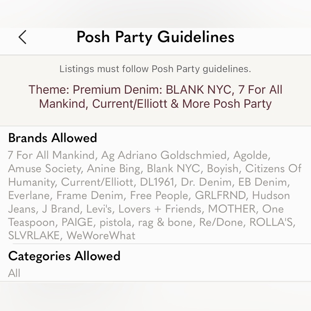 Posh Denim Party. May 29, 2024 9amPDT/12noonEST - Picture 3 of 3